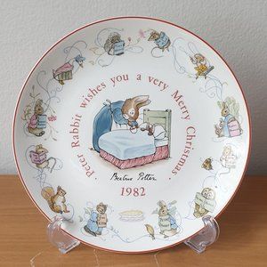 Petter Rabbit 1982 decorative collection plate Wedgwood England